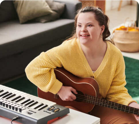 Person in a wheelchair listening to music 2023 11 27 04 52 16 utc 1